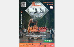 Duathlon Le Mans : 1/4 championnat de France et championnat régional jeune